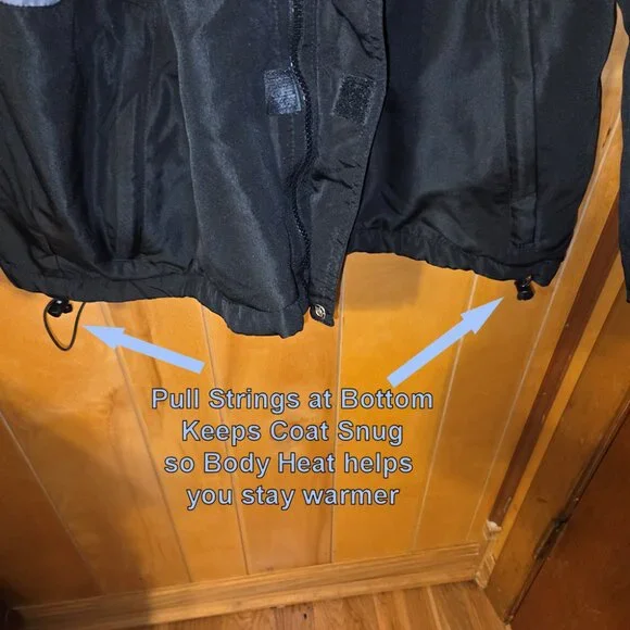 SEB TECH Winter Hooded Coat Size Large - Picture 6 of 10